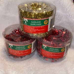 Bundle of 3 holiday garlands
